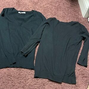 2 black Old Navy sweaters